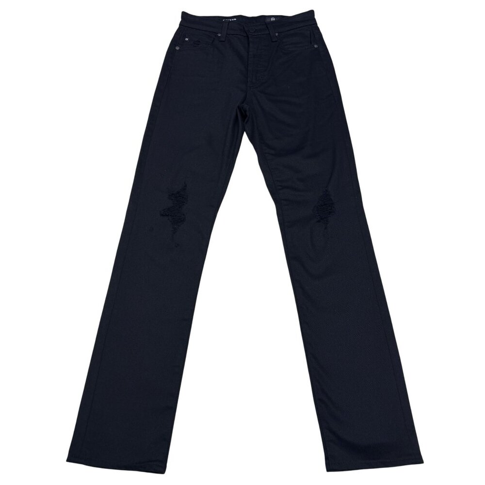 NEW AG Alexxis Slim High-Rise Vintage Slim Black Jean Women's Button Fly, Sz 26